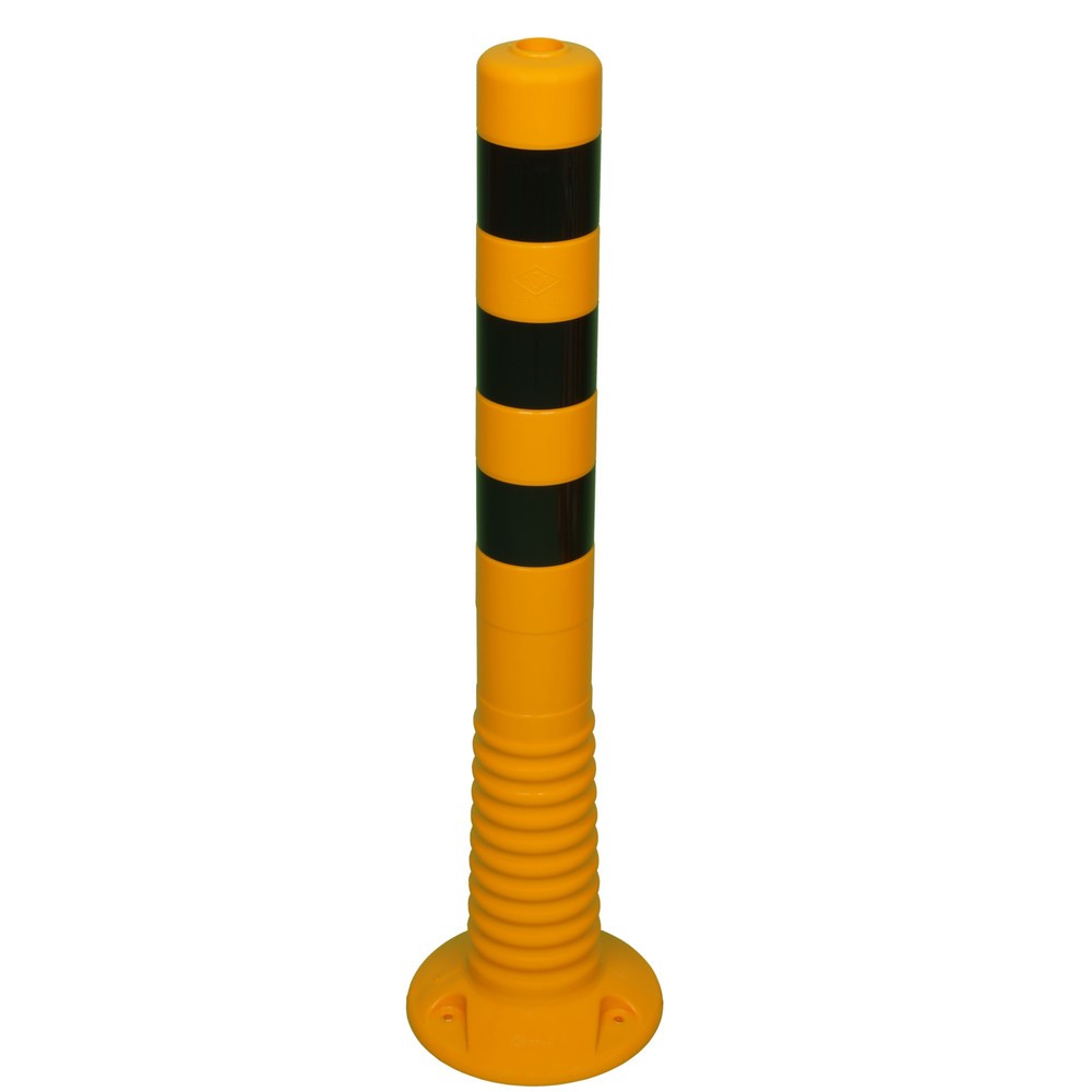 Numéro de l'image du produit 1: Potelets flexibles, Ø 80 mm, hauteur 750 mm, noir/jaune