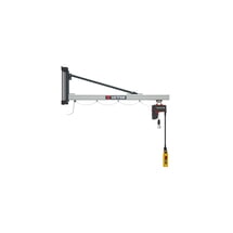 N° de l'image du produit 1 : Potence VETTER®, palan électrique à chaîne LIFTKET inclus, version murale, portée 1&nbsp;900&nbsp;mm, capacité de charge 125&nbsp;kg