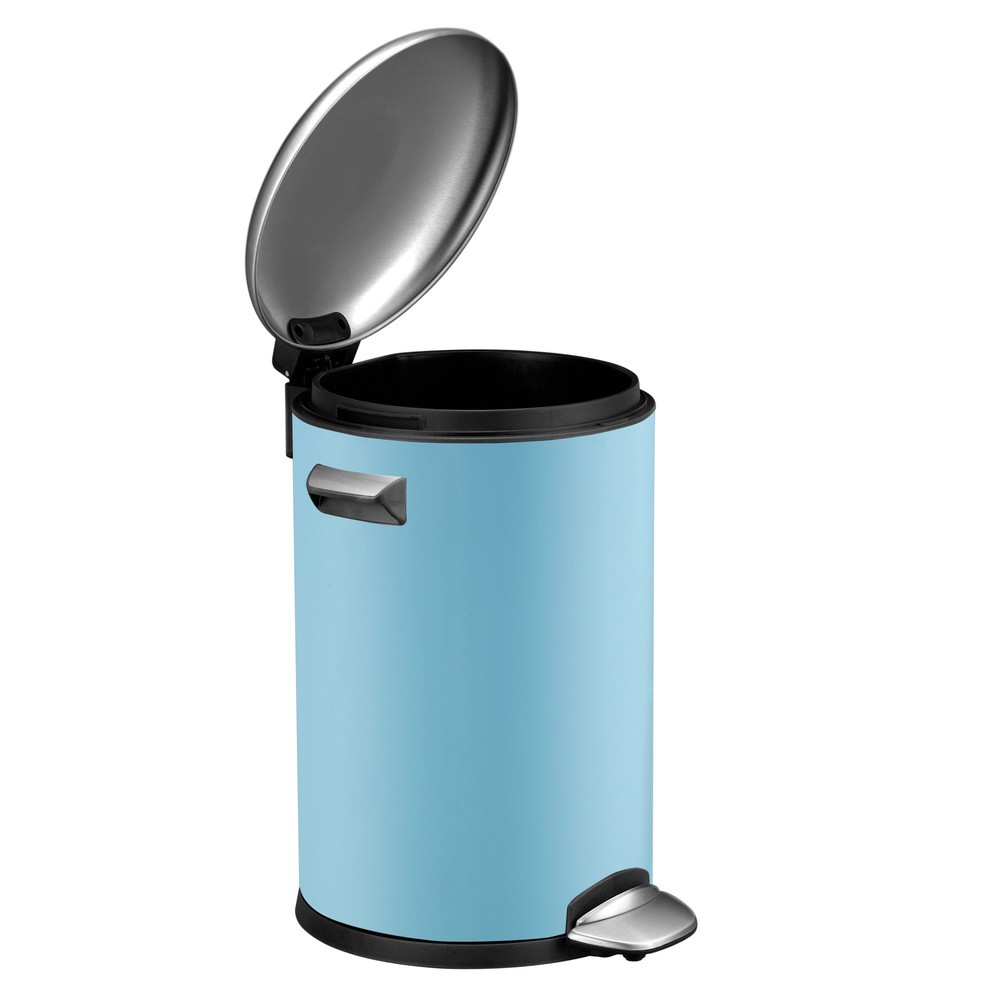 Numéro de l'image du produit 2: Poubelle à pédale Belle Deluxe EKO, 3 litres, bleu clair