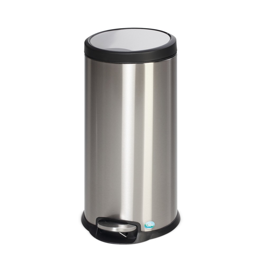 Numéro de l'image du produit 1: Poubelle à pédale en acier inoxydable, 30 litres, mate