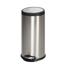 N° de l'image du produit 1 : Poubelle à pédale en acier inoxydable, 30 litres, mate