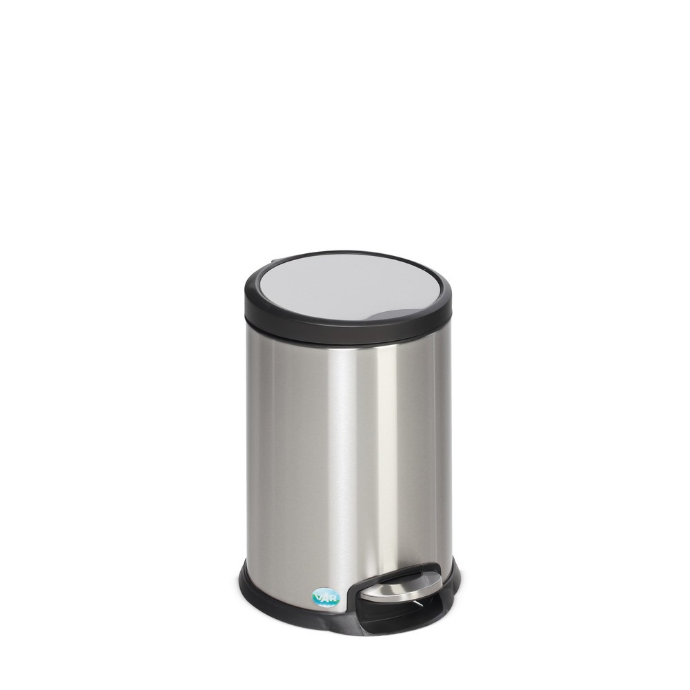Numéro de l'image du produit 1: Poubelle à pédale en acier inoxydable, 12 litres, mate