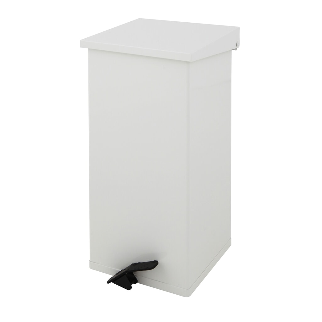 Illustration du produit: Poubelle à pédale Kick CARRO, 55 litres, blanc