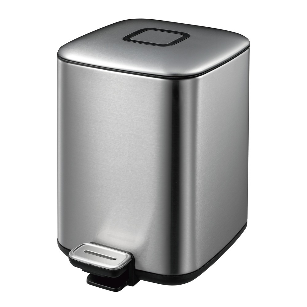 Illustration du produit: Poubelle à pédale Regent, 6 l, acier inoxydable mat
