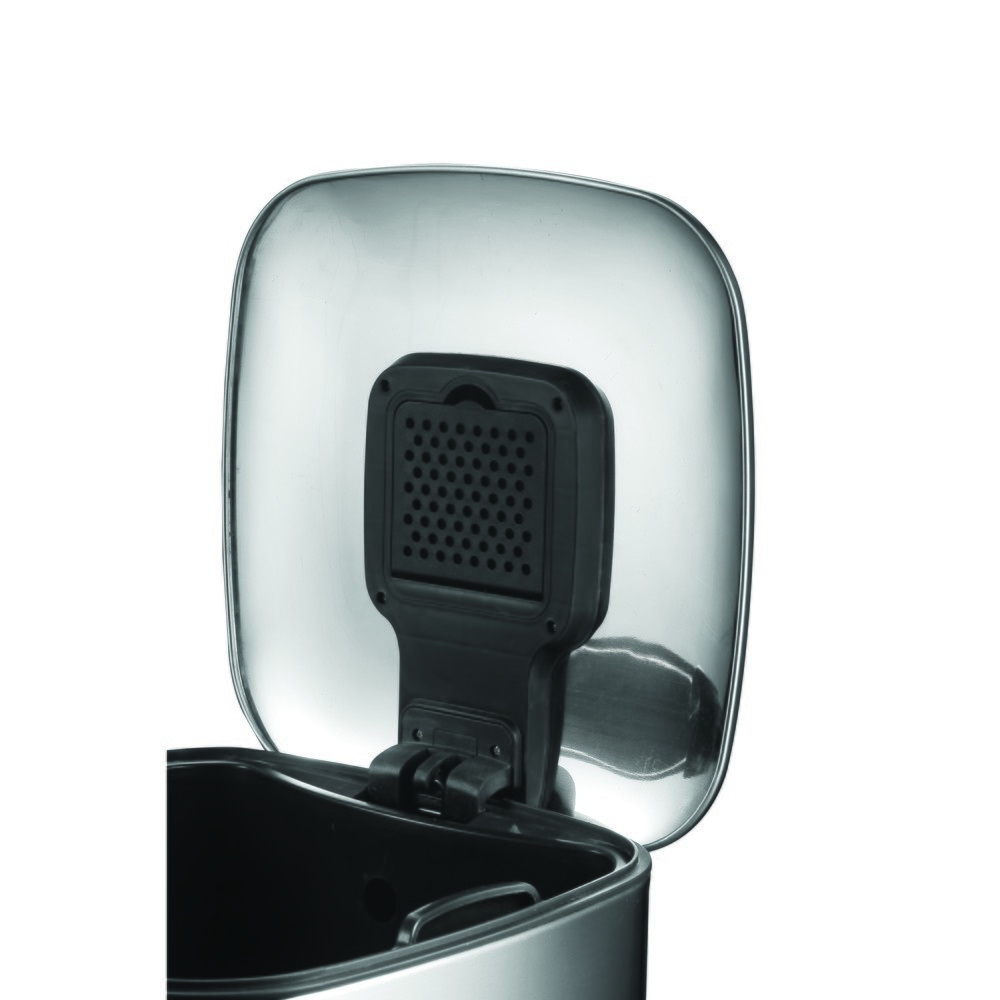 Numéro de l'image du produit 5: Poubelle à pédale Regent, 6 l, acier inoxydable mat