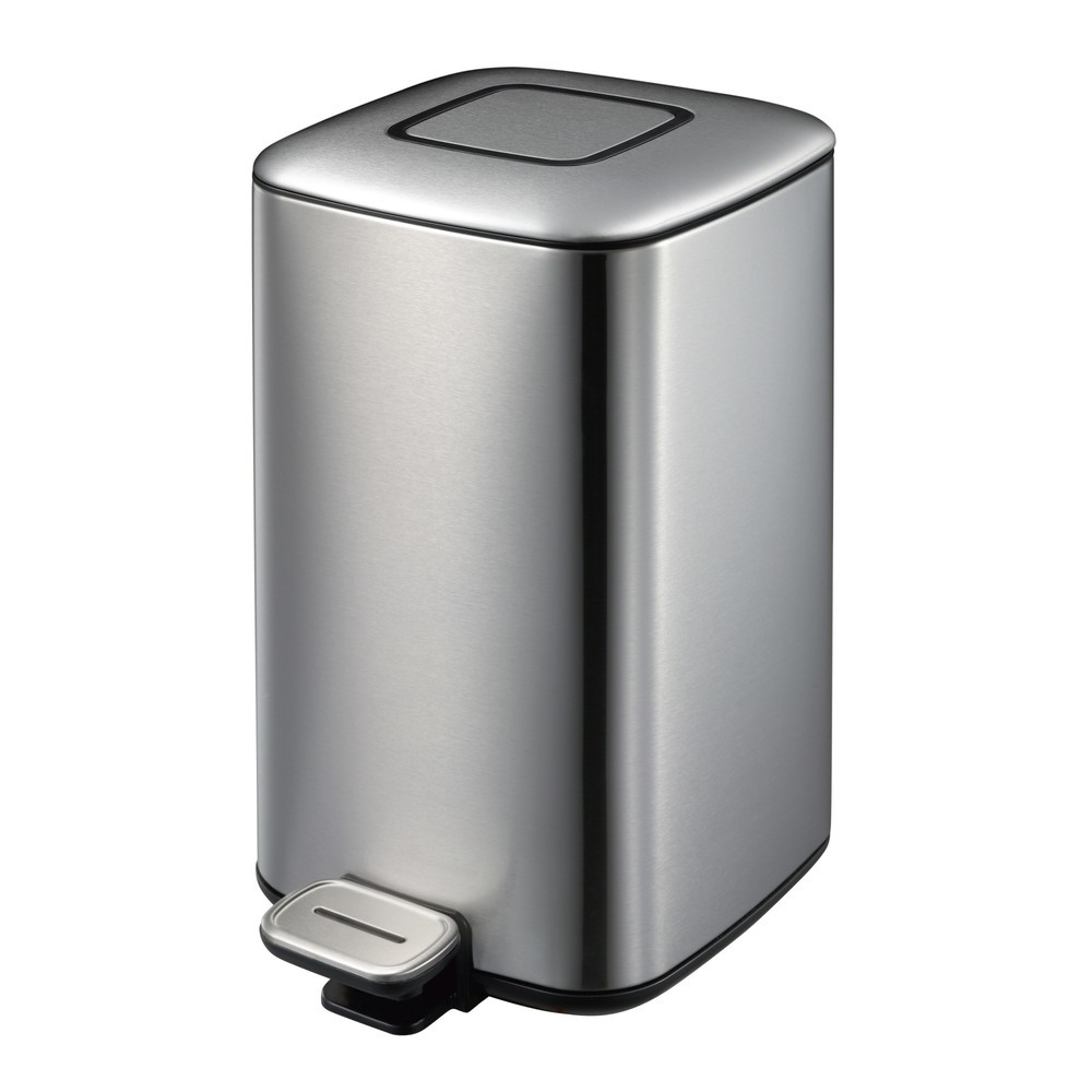 Numéro de l'image du produit 1: Poubelle à pédale Regent, 12 l, acier inoxydable mat