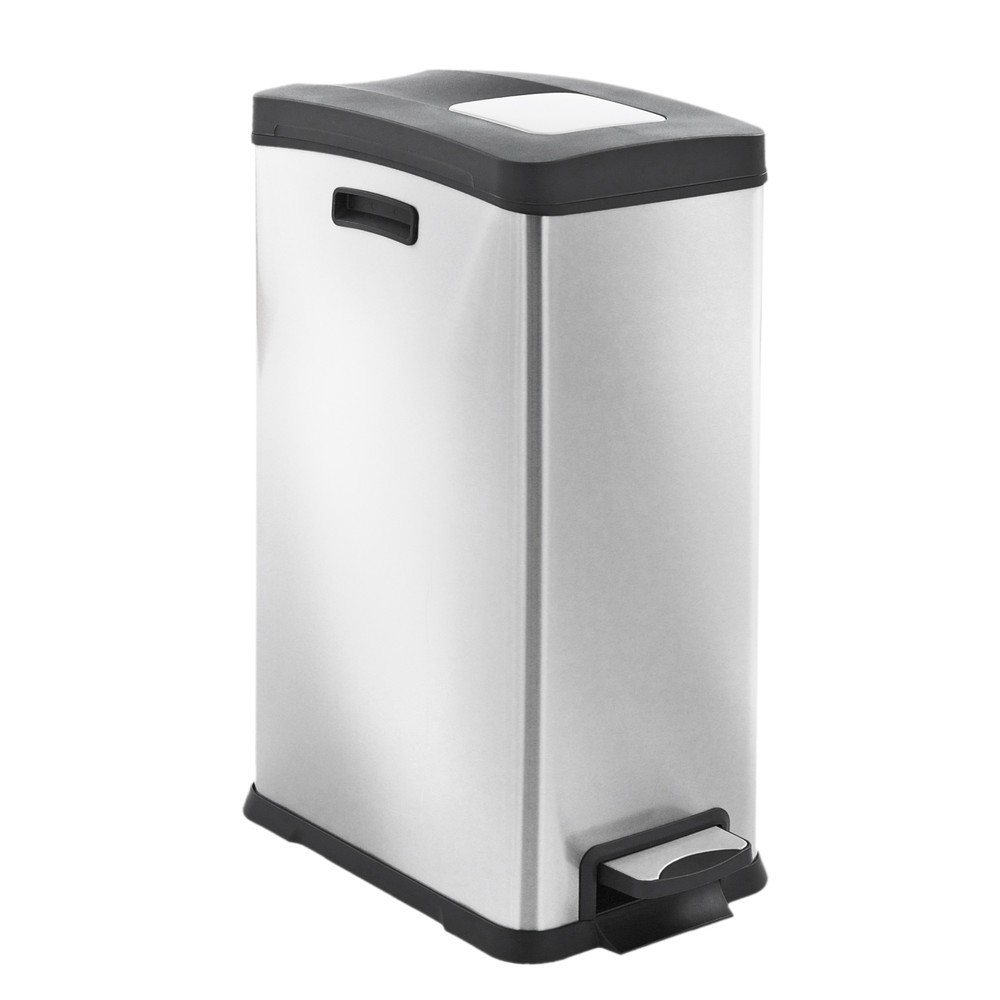 Numéro de l'image du produit 1: Poubelle à pédale Rejoice Step Bin 30 l, acier inoxydable mat