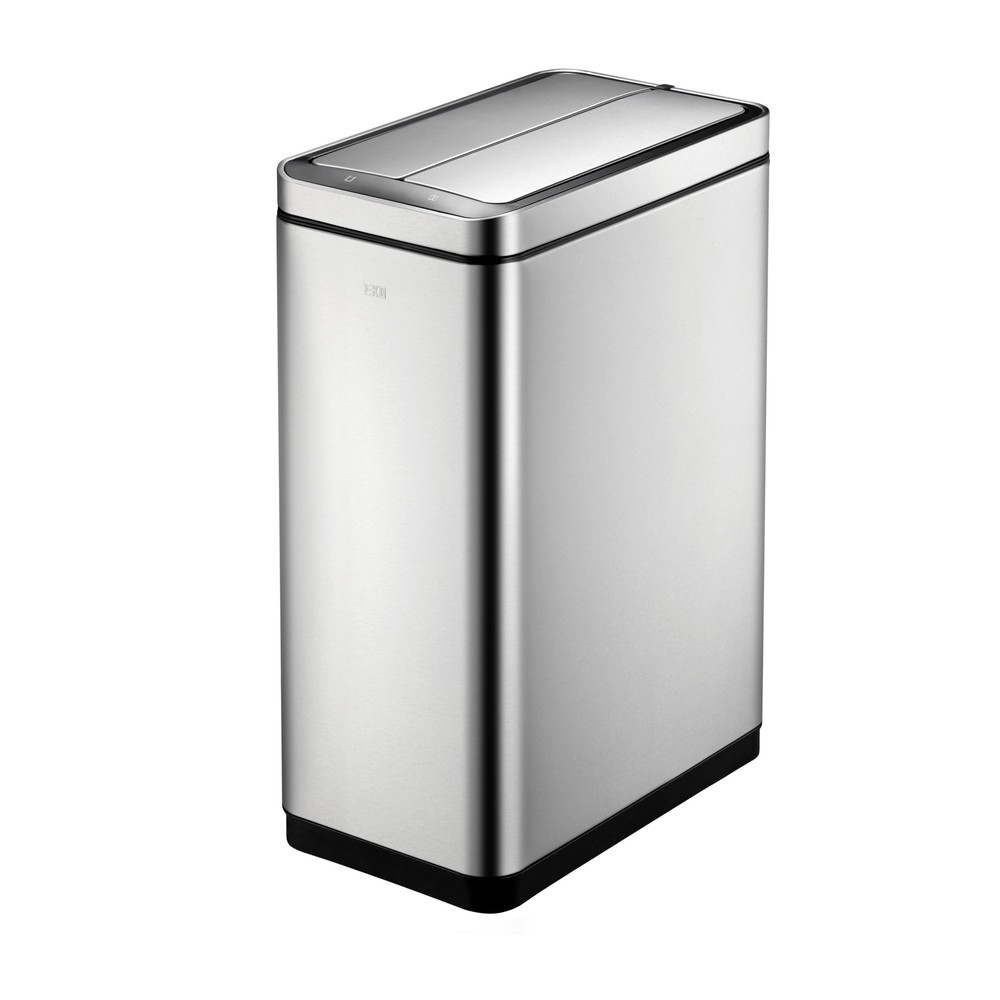 Illustration du produit: Poubelle Deluxe Phantom Sensor EKO, 45 litres, acier inoxydable mat
