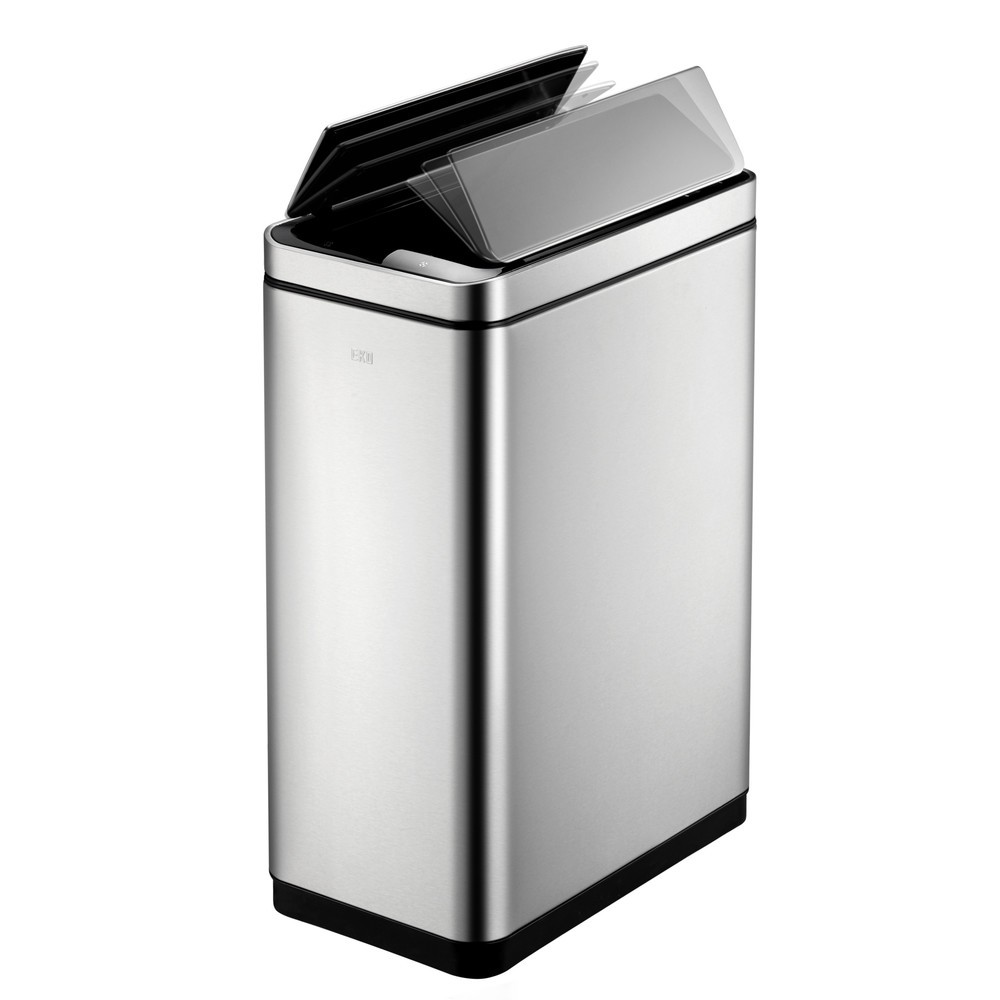 Numéro de l'image du produit 4: Poubelle Deluxe Phantom Sensor EKO, 45 litres, acier inoxydable mat