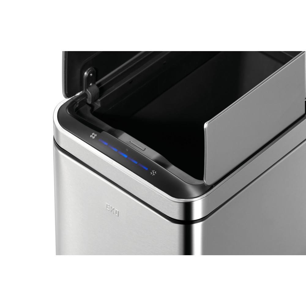 Numéro de l'image du produit 7: Poubelle Deluxe Phantom Sensor EKO, 45 litres, acier inoxydable mat