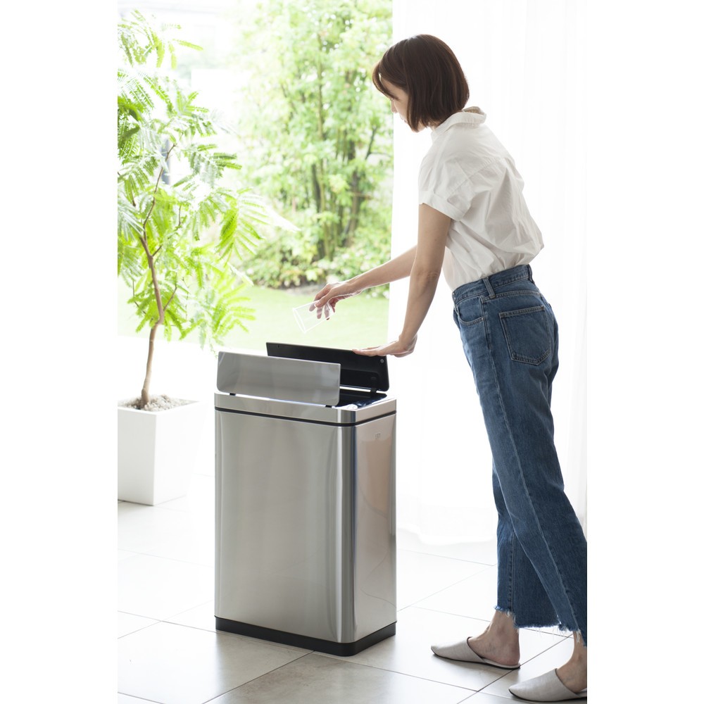Numéro de l'image du produit 19: Poubelle Deluxe Phantom Sensor EKO, 45 litres, acier inoxydable mat