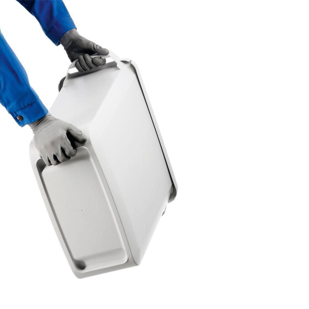Numéro de l'image du produit 3: Conteneur à déchets DURABIN 60 litres, avec couvercle, PP, gris/noir