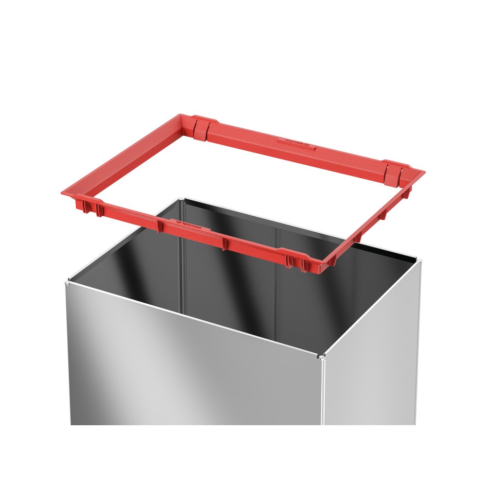 Numéro de l'image du produit 2: Poubelle Hailo Big-Box Swing, 40 litres, acier inoxydable