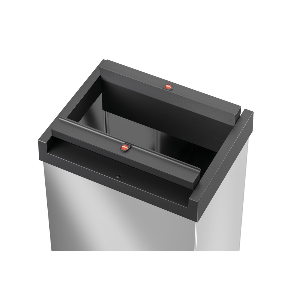 Numéro de l'image du produit 3: Poubelle Hailo Big-Box Swing, 40 litres, acier inoxydable