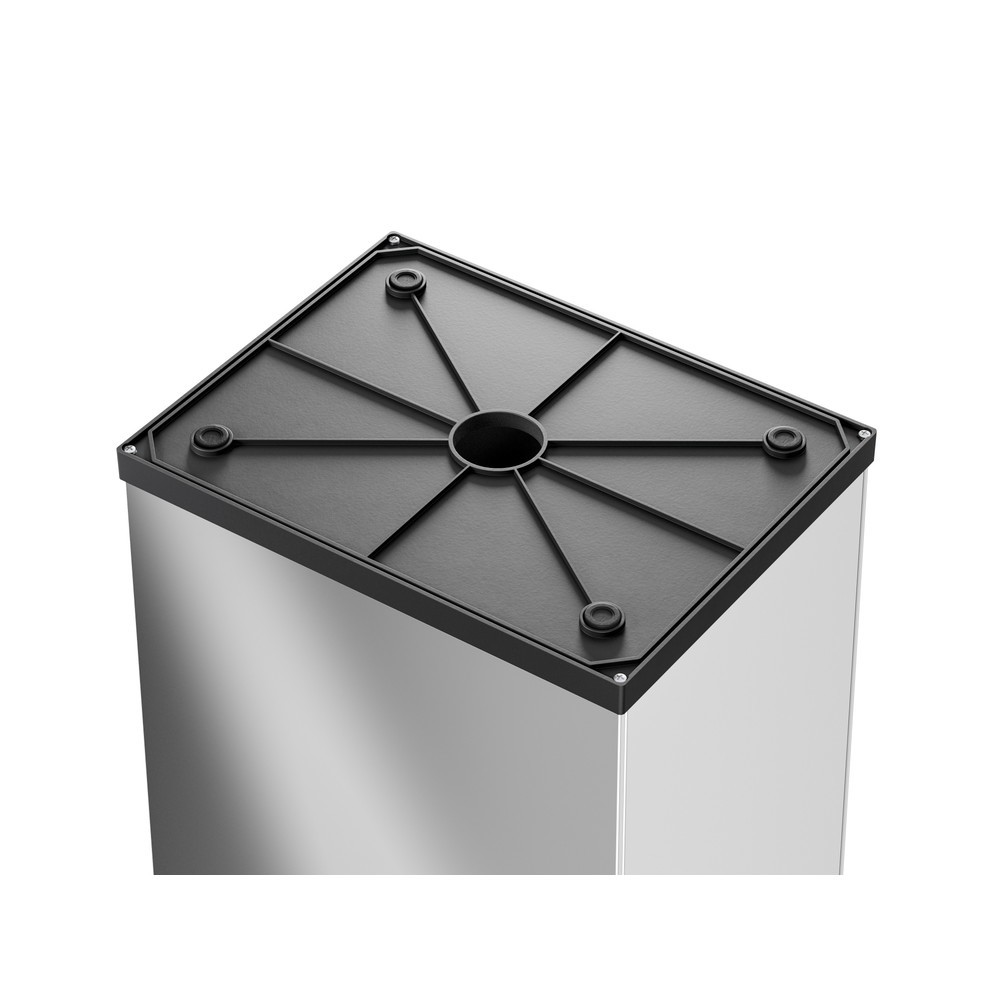 Numéro de l'image du produit 4: Poubelle Hailo Big-Box Swing, 40 litres, acier inoxydable