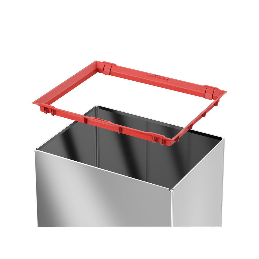 Numéro de l'image du produit 6: Poubelle Hailo Big-Box Swing, 60 litres, acier inoxydable
