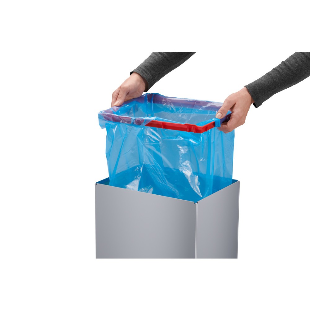 Numéro de l'image du produit 5: Poubelle Hailo Big-Box Swing, 60 litres, argenté