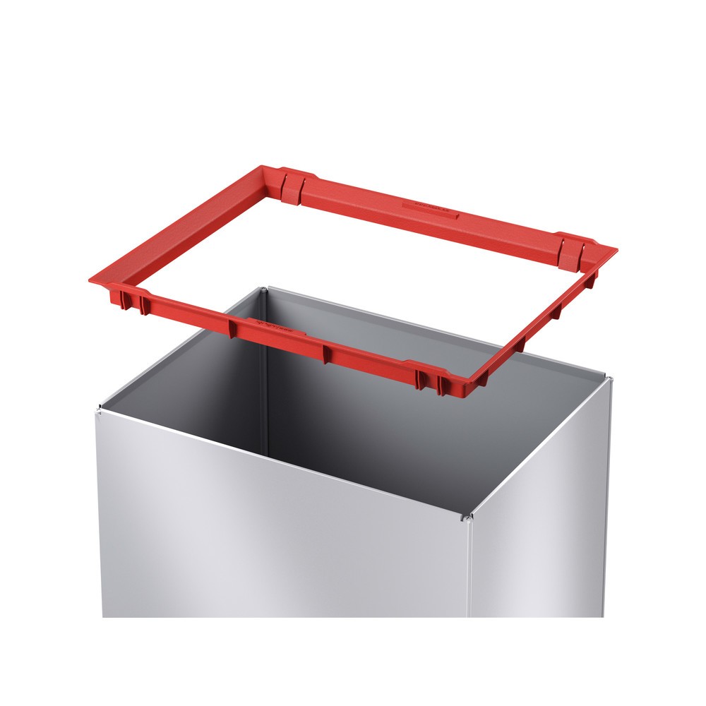 Numéro de l'image du produit 6: Poubelle Hailo Big-Box Swing, 60 litres, argenté