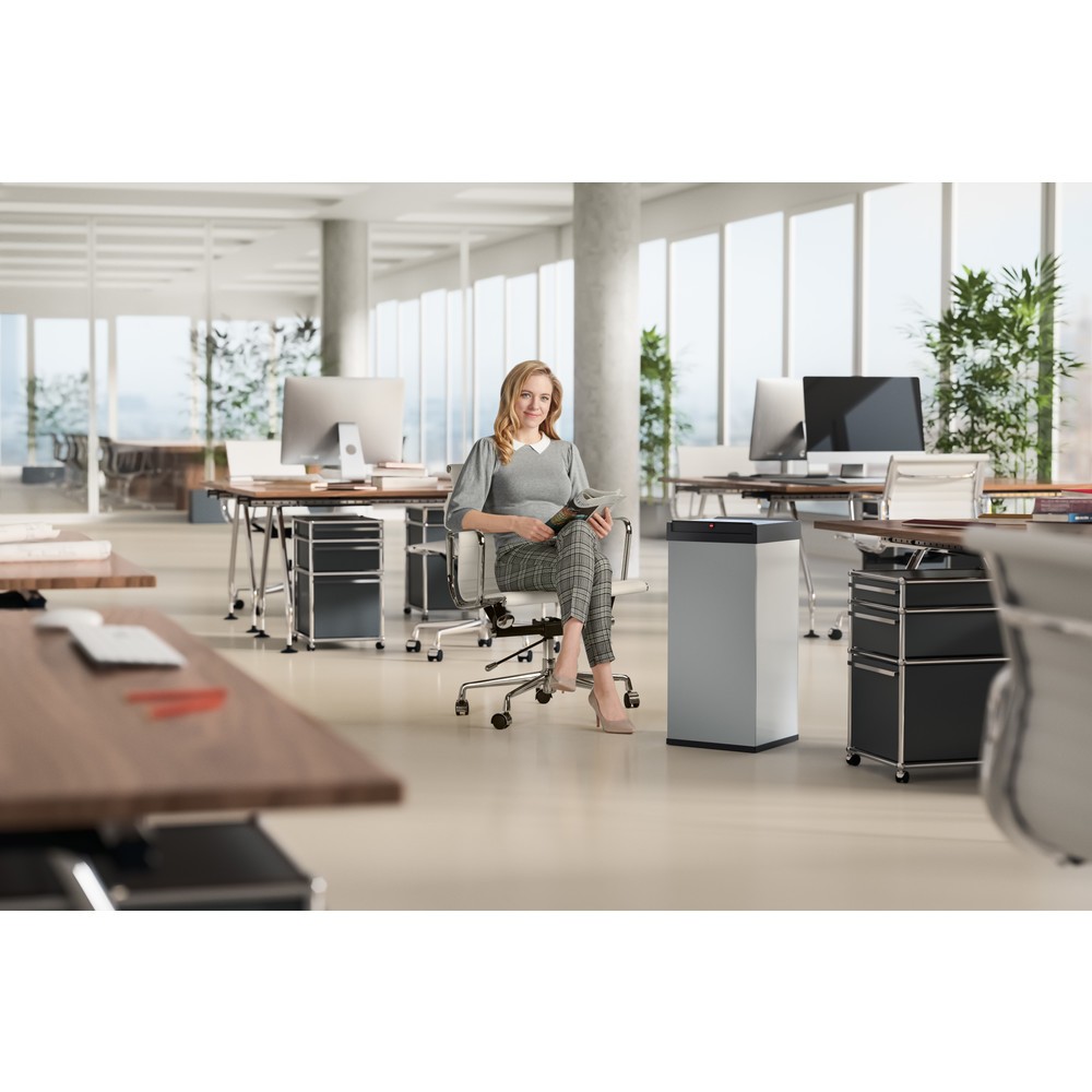 Numéro de l'image du produit 8: Poubelle Hailo Big-Box Swing, 60 litres, argenté