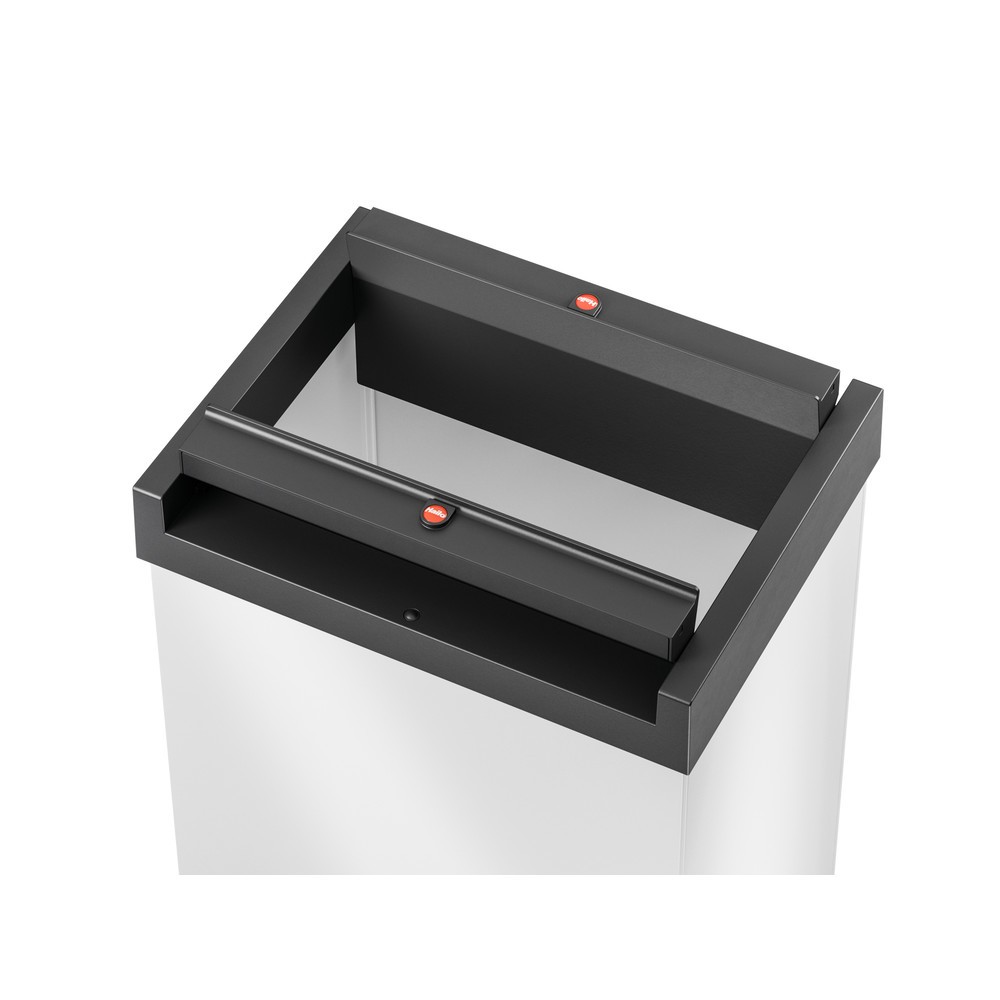 Numéro de l'image du produit 4: Poubelle Hailo Big-Box Swing, 60 litres, blanc de sécurité