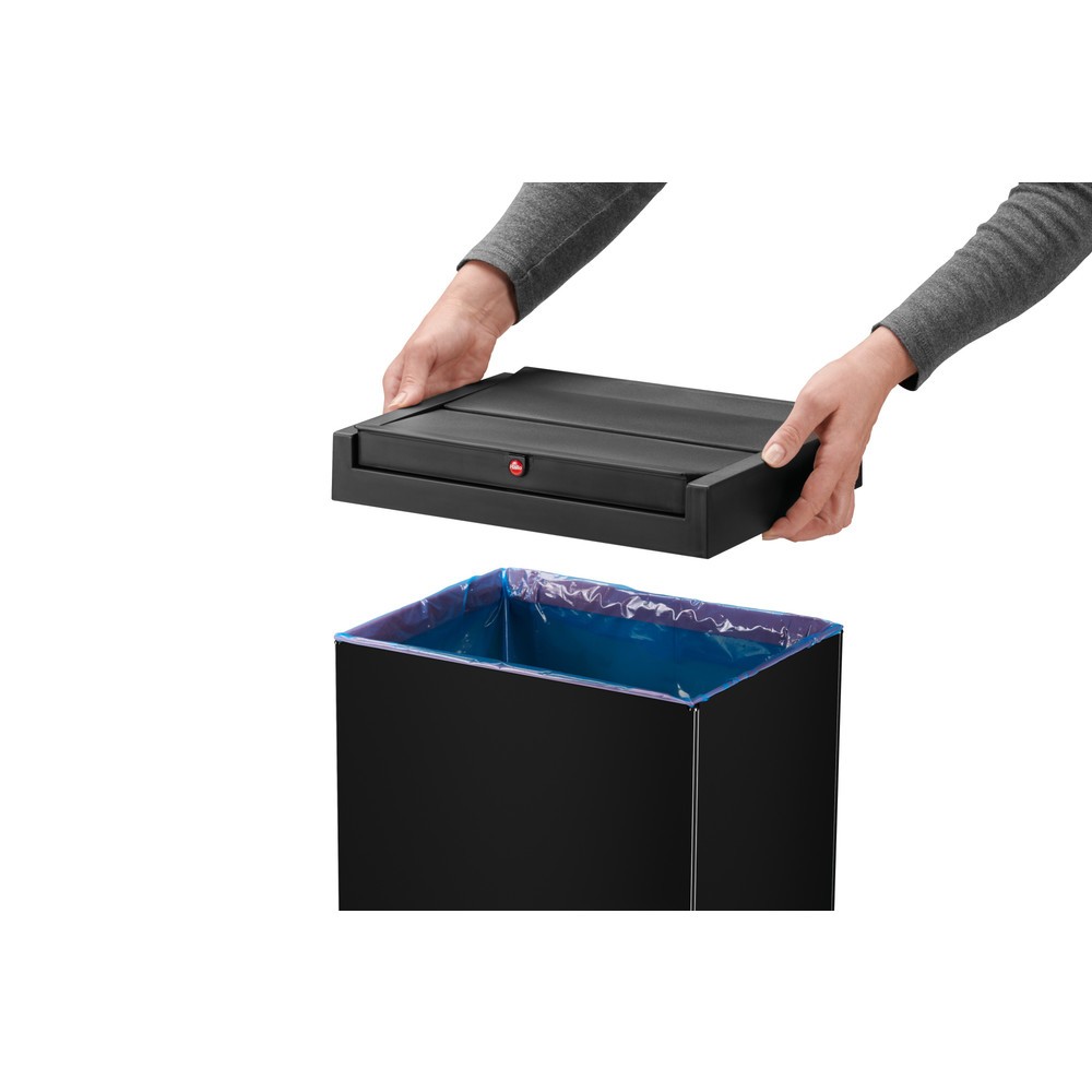 Numéro de l'image du produit 4: Poubelle Hailo Big-Box Swing, 60 litres, noir graphite
