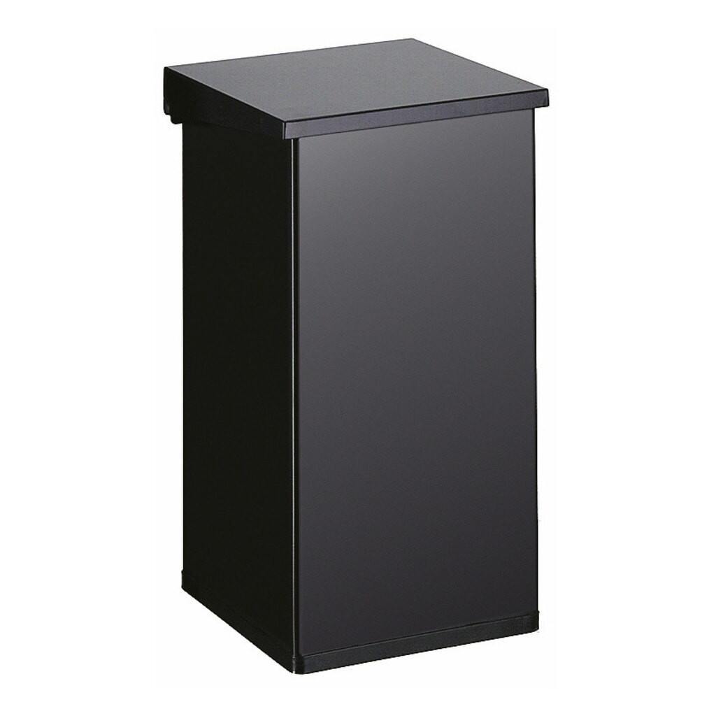 Poubelle Lift CARRO avec système d’amortissement, 55 litres, en aluminium, noir Illustration du produit: Poubelle Lift CARRO avec système d’amortissement, 55 litres, en aluminium, noir