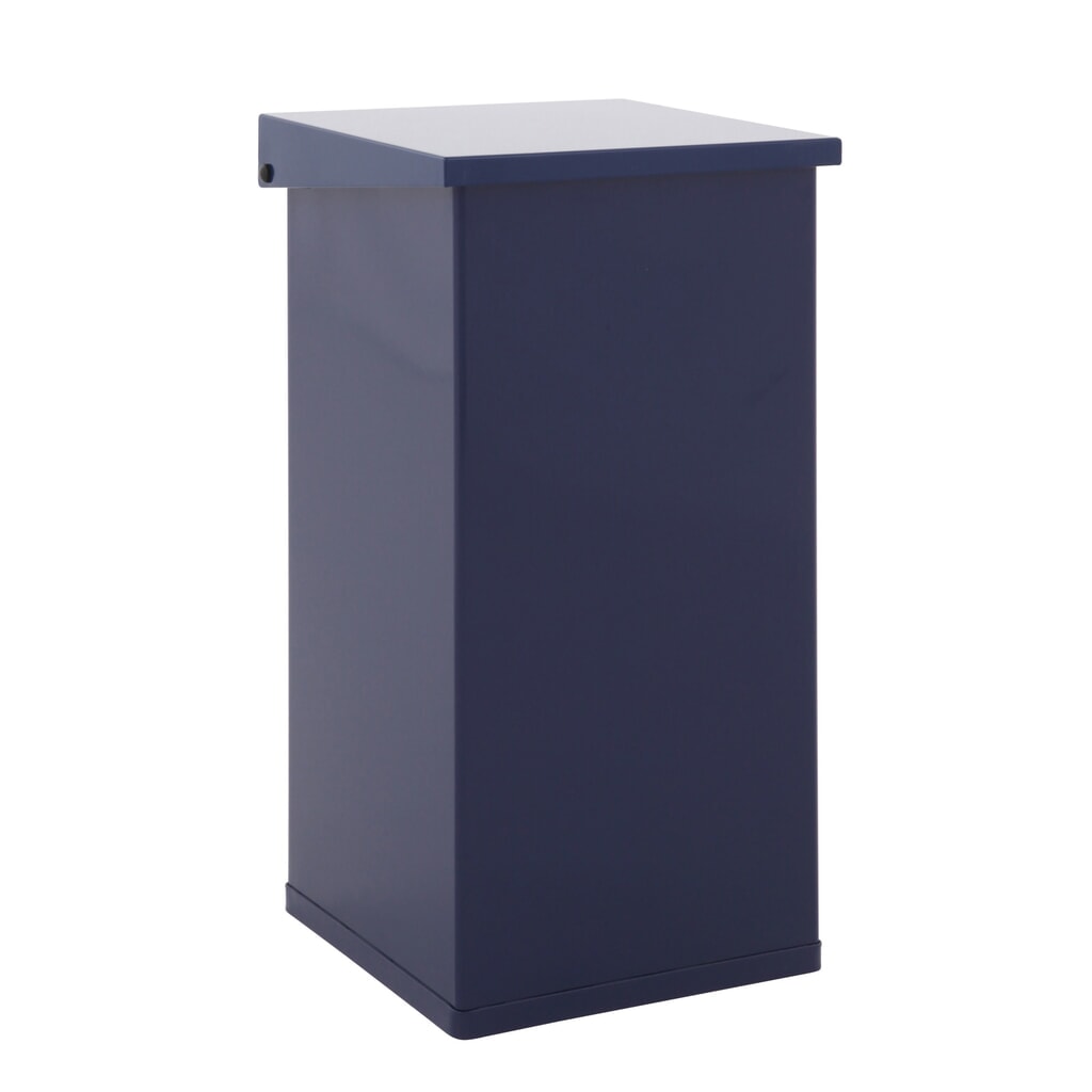 Illustration du produit: Poubelle Lift CARRO avec système d’amortissement, 55 litres, en aluminium, bleu