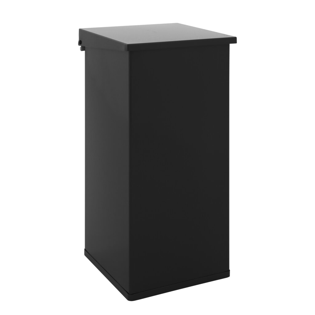 Illustration du produit: Poubelle Lift CARRO avec système d’amortissement, 110 litres, en aluminium, noir