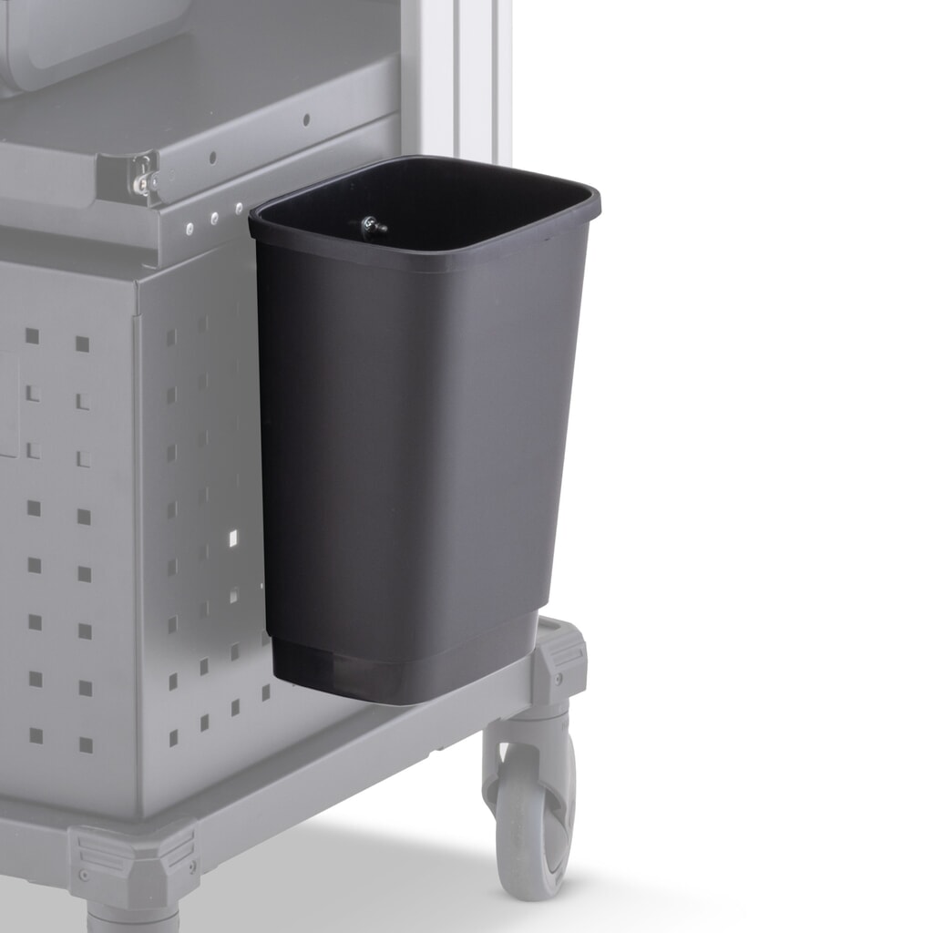 Illustration du produit: Poubelle pour poste de travail mobile WMD Jungheinrich, 10 litres, magnétique