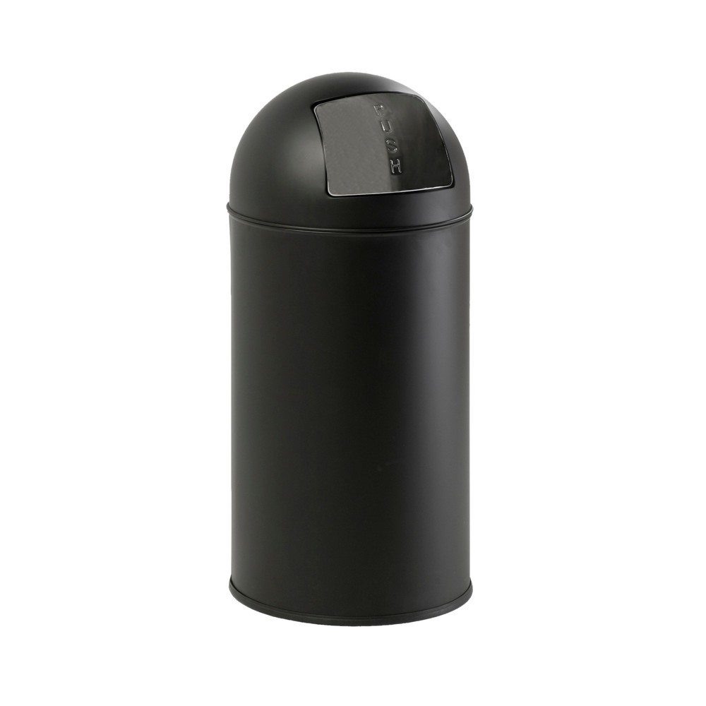 Numéro de l'image du produit 1: Poubelle Push, couvercle à fermeture automatique, 40 litres, noir mat