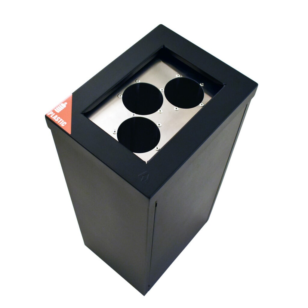 Poubelle RecycloFlex, 60 litres, noir N° de l'image du produit 6 : Poubelle RecycloFlex, 60 litres, noir