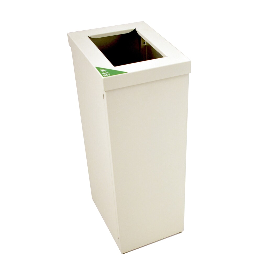 N° de l'image du produit 2 : Poubelle RecycloFlex, 60 litres, blanc