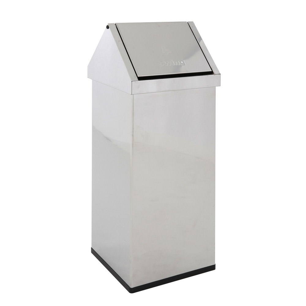 Illustration du produit: Poubelle Swing CARRO, 110 litres, en acier inoxydable