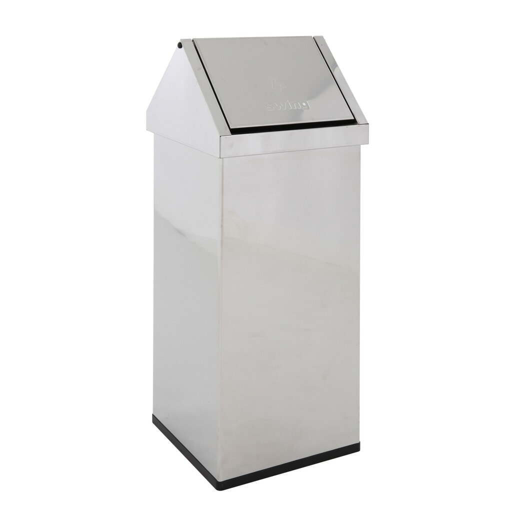 Illustration du produit: Poubelle Swing CARRO, 110 litres, en acier inoxydable