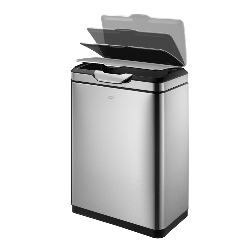Numéro de l'image du produit 3: Poubelle Touch Pro EKO, 45 litres, acier inoxydable mat