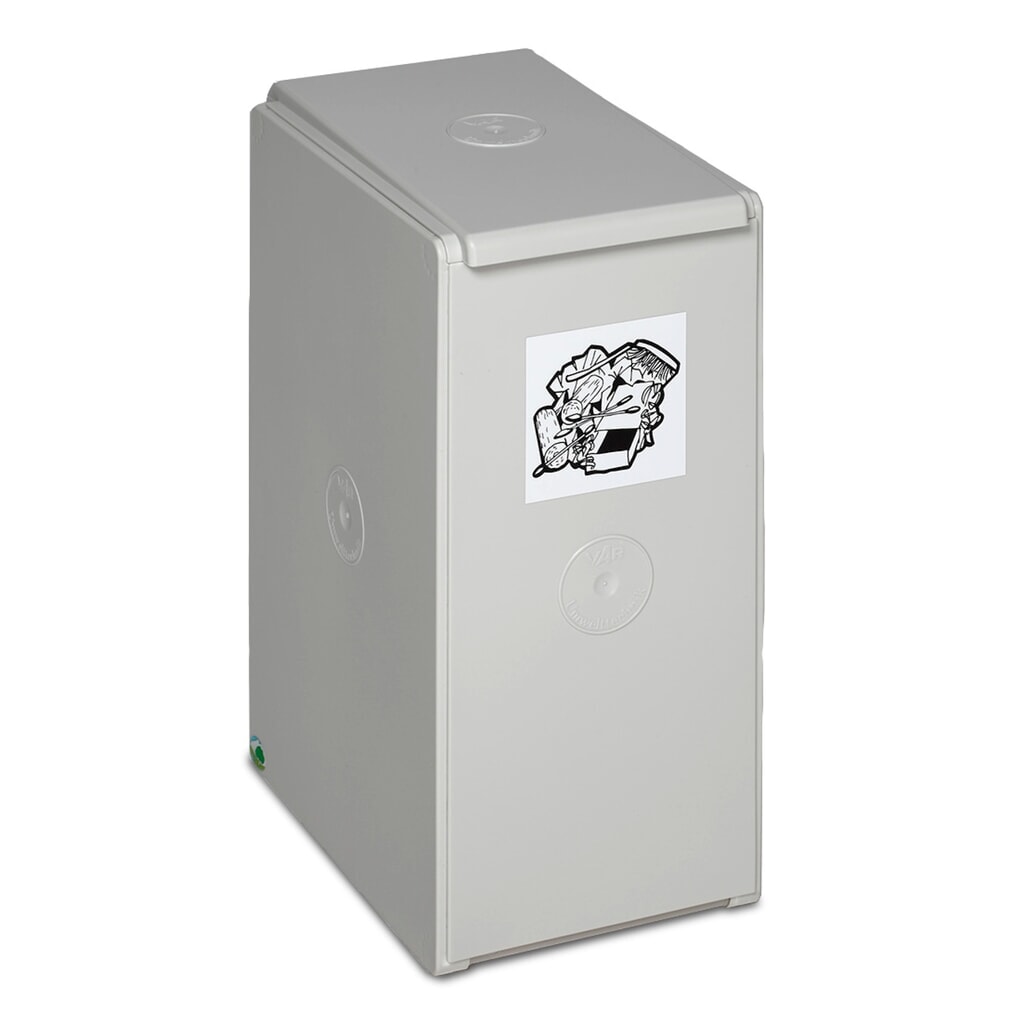 Collecteur de déchets VAR®, 60 litres, couvercle gris clair Illustration du produit: Collecteur de déchets VAR®, 60 litres, couvercle gris clair