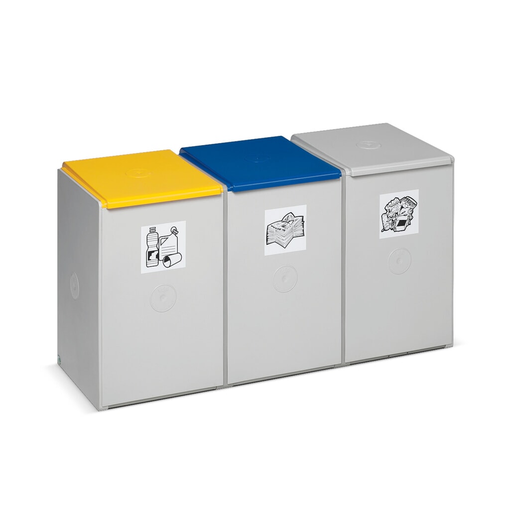 Illustration du produit: Collecteur de déchets VAR®, 40 litres, triple