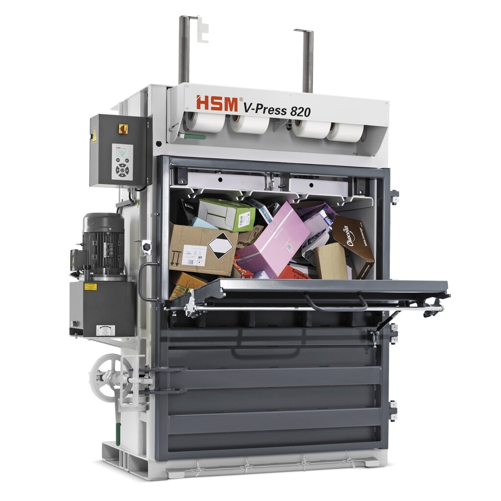 Presse à balles automatique HSM® V-Press 820 plus N° de l'image du produit 2 : Presse à balles automatique HSM® V-Press 820 plus