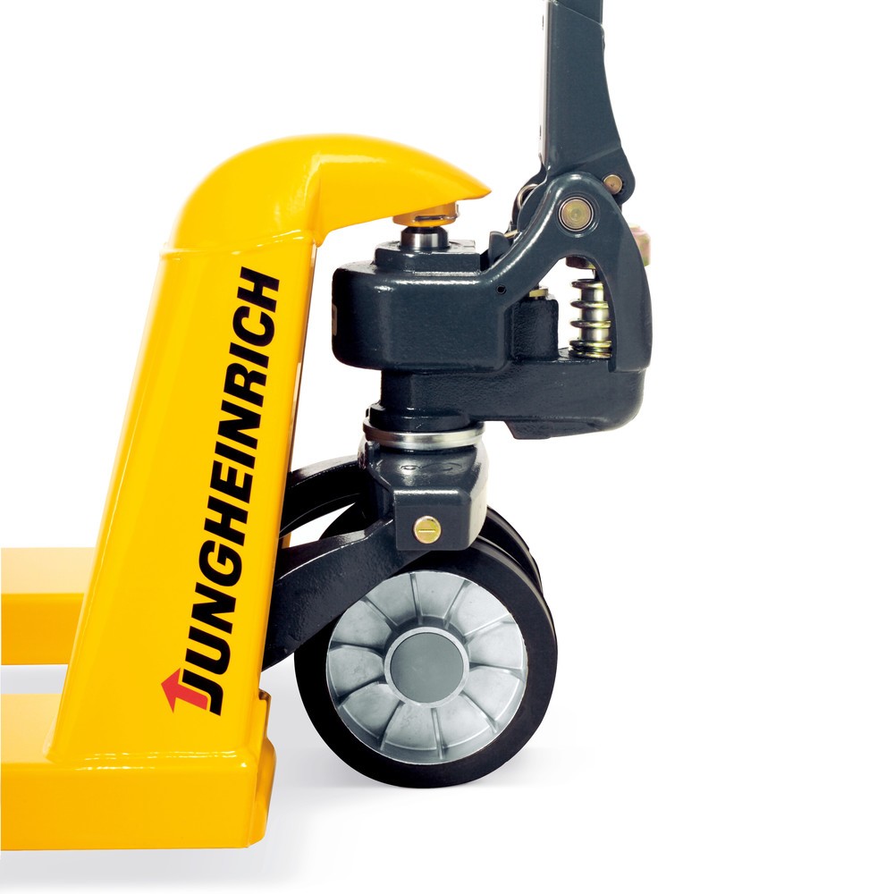 Numéro de l'image du produit 5: Transpalette manuel Jungheinrich AM 22, capacité de charge 2 200 kg, longueur des fourches 1 150 mm, caoutchouc plein/nylon