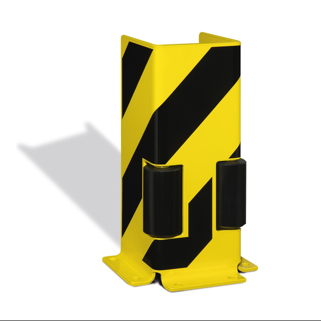 Protection contre les chocs avec rouleau absorbant, en forme de U, H x l x P 400 x 160 x 160 mm Illustration du produit: Protection contre les chocs avec rouleau absorbant, en forme de U, H x l x P 400 x 160 x 160 mm
