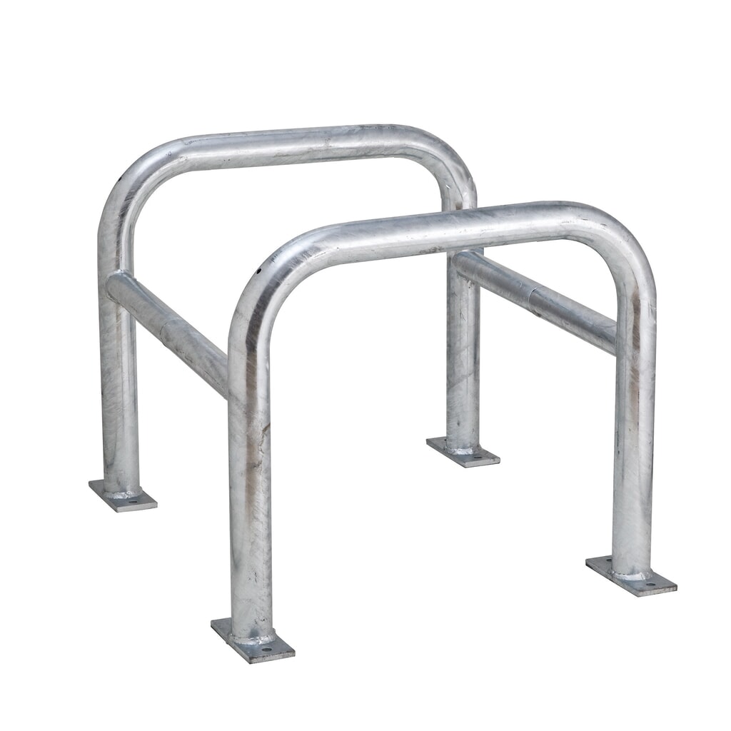 Illustration du produit: Protection anticollision pour colonnes MORAVIA, usage extérieur, galvanisée à chaud, hauteur 600 mm, pour dimensions de colonnes (l x P) 600 x 600 mm