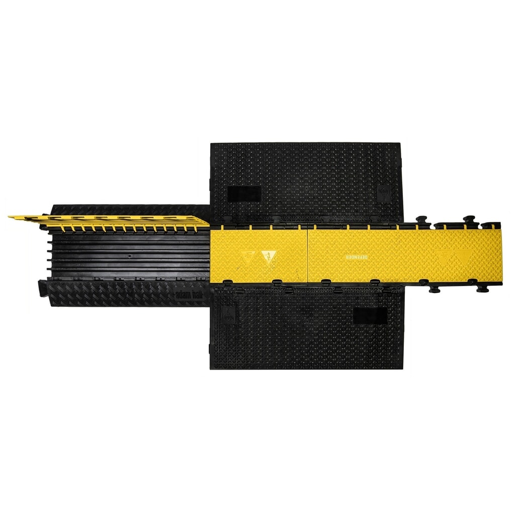 N° de l'image du produit 4 : Rampe avec passage de câbles Defender® MIDI 5 2D by Adam Hall, noire