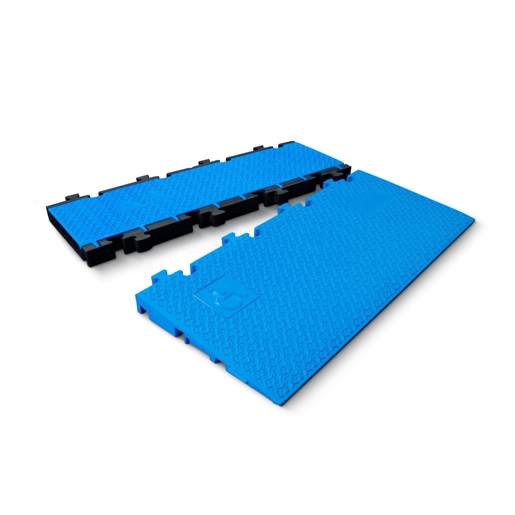 Rampe avec passage de câbles Defender® MIDI 5 2D by Adam Hall, bleue N° de l'image du produit 4 : Rampe avec passage de câbles Defender® MIDI 5 2D by Adam Hall, bleue