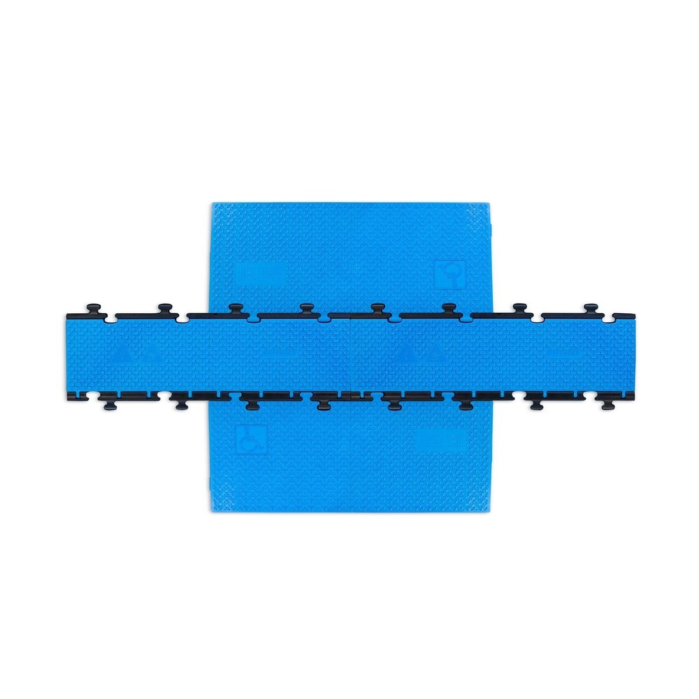 Numéro de l'image du produit 6: Rampe avec passage de câbles Defender® MIDI 5 2D by Adam Hall, bleue