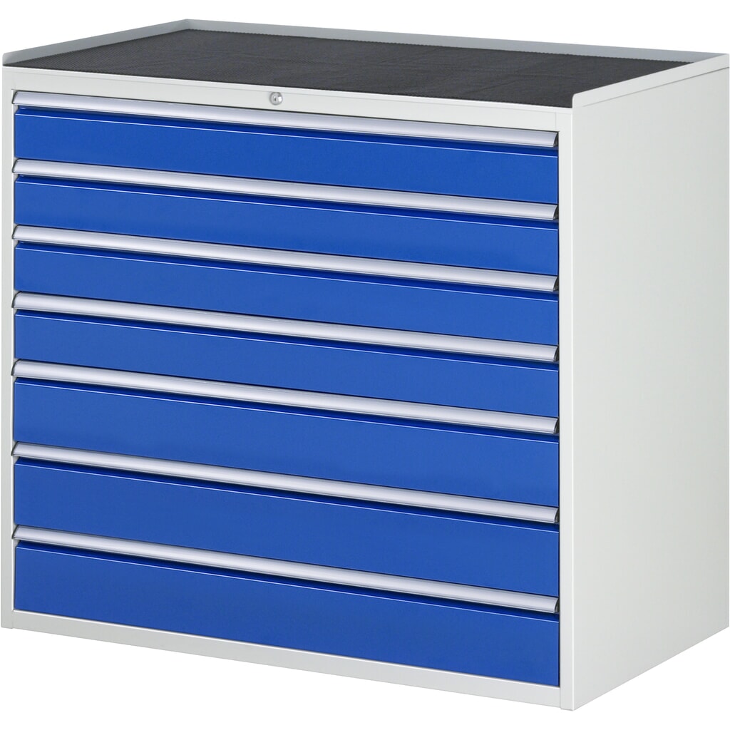 RAU Armoire à tiroirs série 7000, HxlxP 1 035 x 1 145 x 650 mm, avec 7 tiroirs taille XXL, face supérieure en métal Illustration du produit: RAU Armoire à tiroirs série 7000, HxlxP 1 035 x 1 145 x 650 mm, avec 7 tiroirs taille XXL, face supérieure en métal