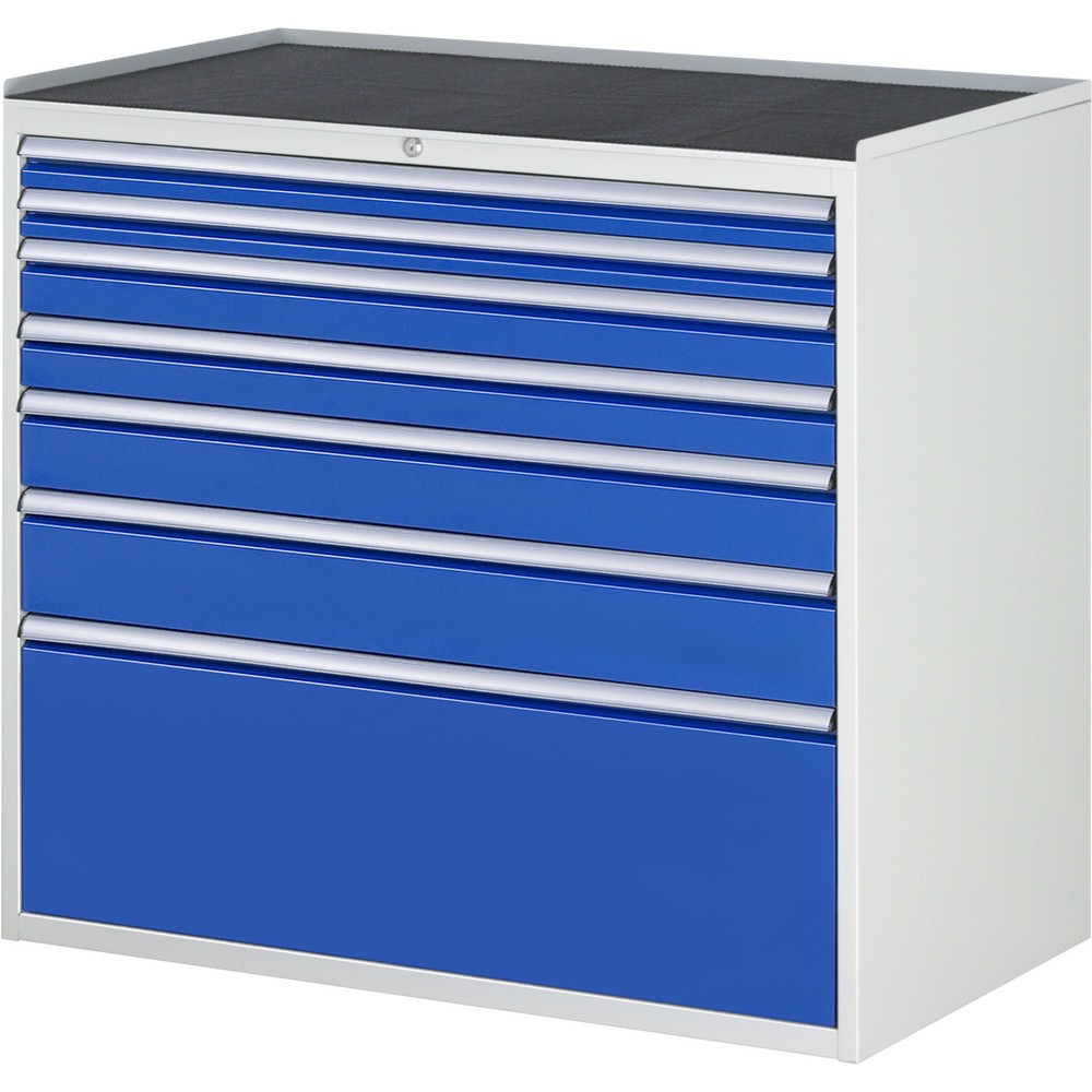 Numéro de l'image du produit 1: RAU Armoire à tiroirs Série 7000, HxlxP 1 035 x 1 145 x 650 mm, 7 tiroirs 2 x 60, 2 x 90, 1 x 120, 1 x 150, 1 x 360 mm, plan de travail en métal