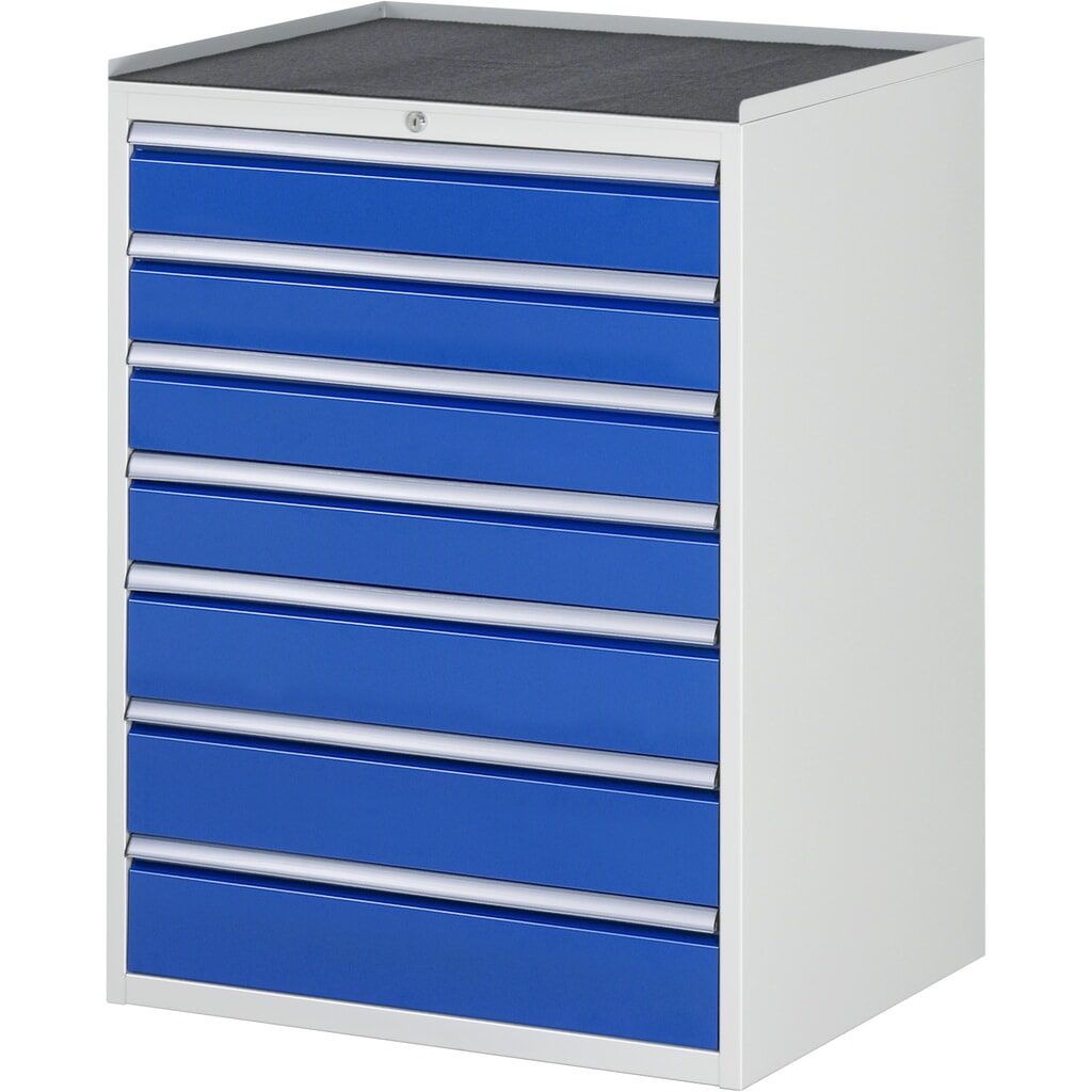 RAU Armoire à tiroirs série 7000, HxlxP 1 035 x 770 x 650 mm, avec 7 tiroirs taille XL, face supérieure en métal Illustration du produit: RAU Armoire à tiroirs série 7000, HxlxP 1 035 x 770 x 650 mm, avec 7 tiroirs taille XL, face supérieure en métal