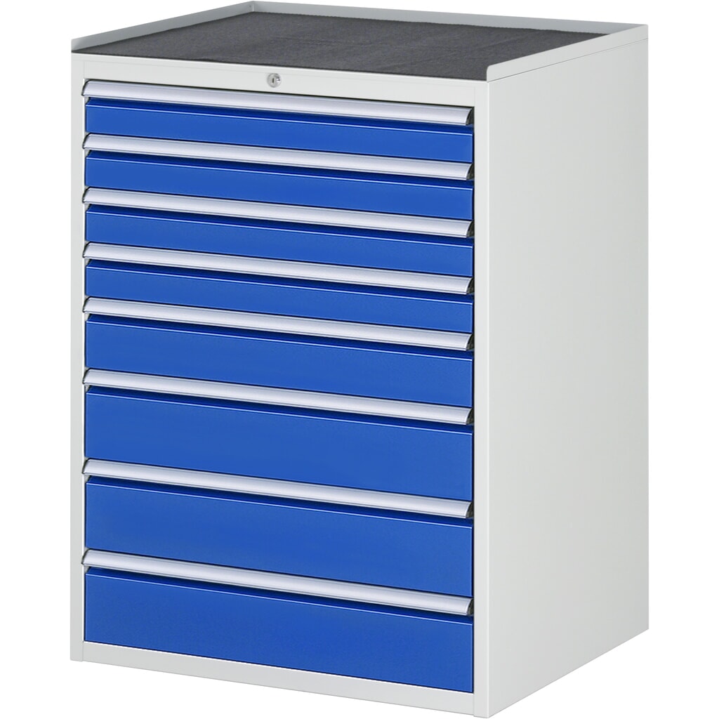 RAU Armoire à tiroirs série 7000, HxlxP 1 035 x 770 x 650 mm, avec 8 tiroirs taille XL, face supérieure en métal Illustration du produit: RAU Armoire à tiroirs série 7000, HxlxP 1 035 x 770 x 650 mm, avec 8 tiroirs taille XL, face supérieure en métal