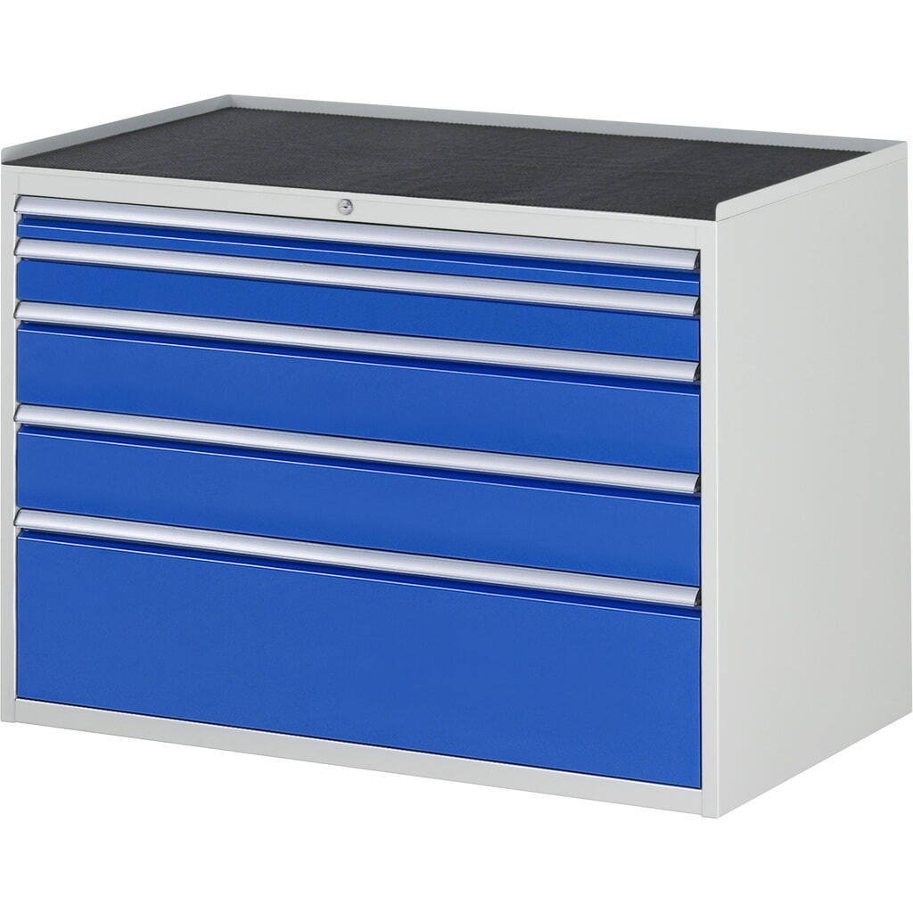 RAU Armoire à tiroirs série 7000, HxlxP 825 x 1 145 x 650 mm, avec 5 tiroirs taille XXL, face supérieure en métal N° de l'image du produit 1 : RAU Armoire à tiroirs série 7000, HxlxP 825 x 1 145 x 650 mm, avec 5 tiroirs taille XXL, face supérieure en métal