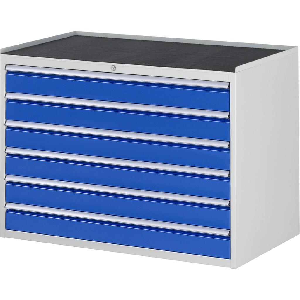 RAU Armoire à tiroirs série 7000, HxlxP 825 x 1 145 x 650 mm, avec 6 tiroirs taille XXL, face supérieure en métal Illustration du produit: RAU Armoire à tiroirs série 7000, HxlxP 825 x 1 145 x 650 mm, avec 6 tiroirs taille XXL, face supérieure en métal